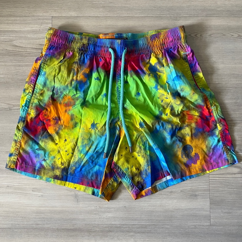 Vilebrequin Moorise Tie-Dye Men’s Swim Shorts L